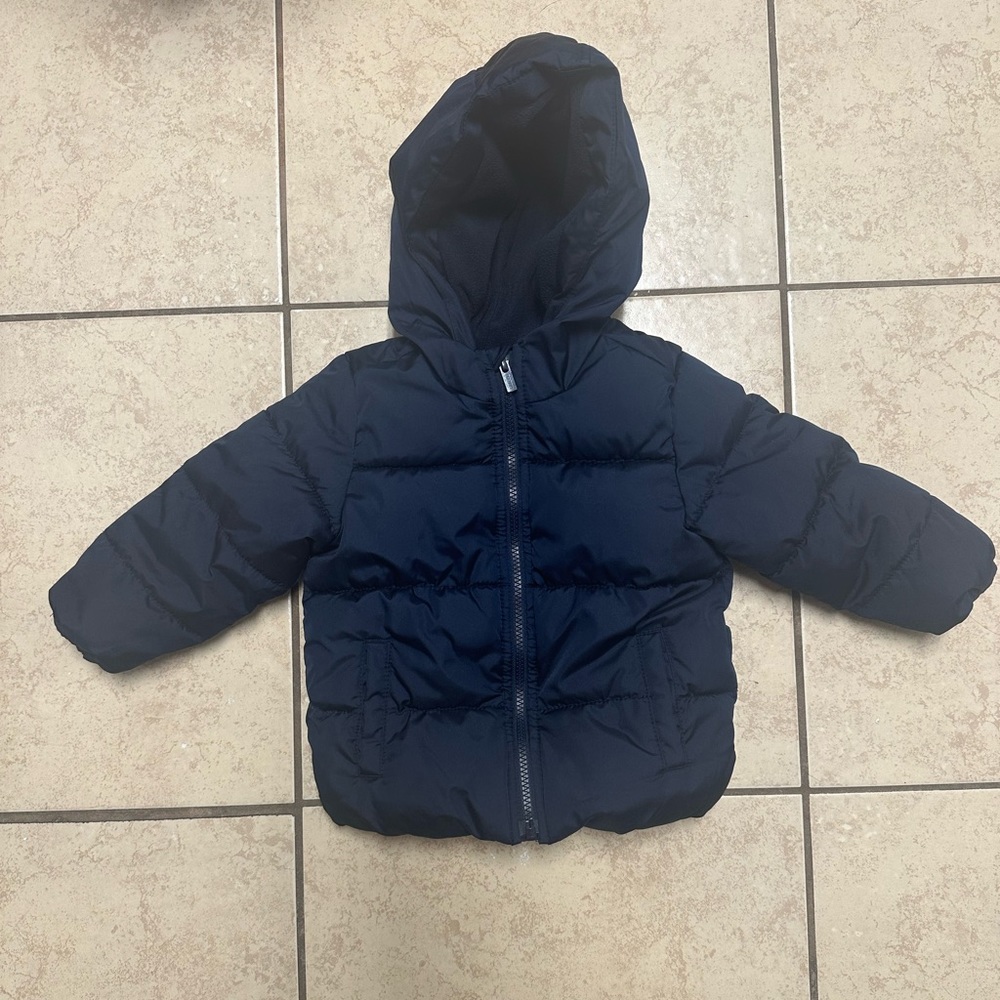 Navy blue 2T puffer coat from Old Navy